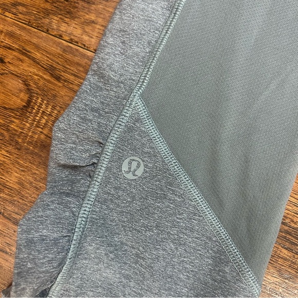 Lululemon Athletica speed crop ruched mesh insert leggings - Picture 4 of 6